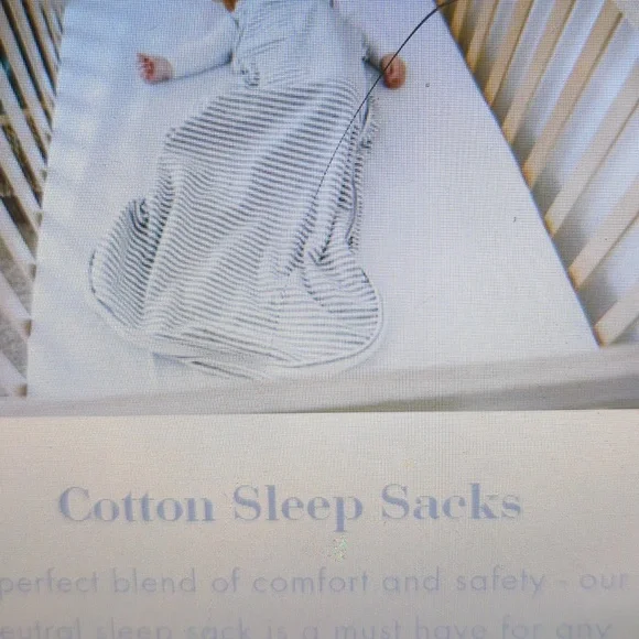 Margaux & May Soft Cotton Adjustable Baby Sleep Sack One Size Fits 3-18 Months - Picture 13 of 13